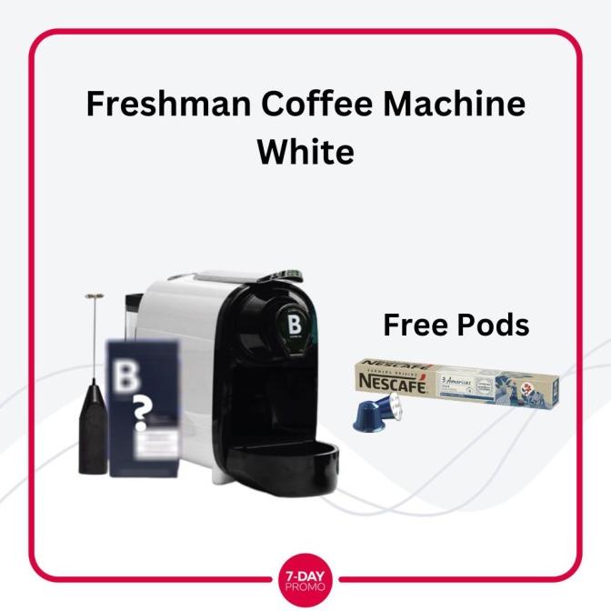 B Coffee Co. Freshman Coffee Machine Mesin Kopi Putih Cheezy.Storee