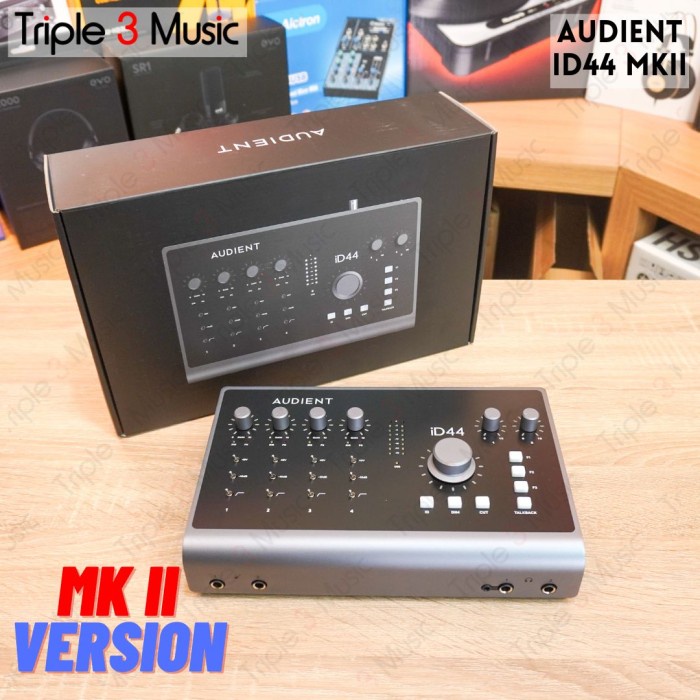 Best Seller Audient Id44 Original Garansi Soundcard Recording