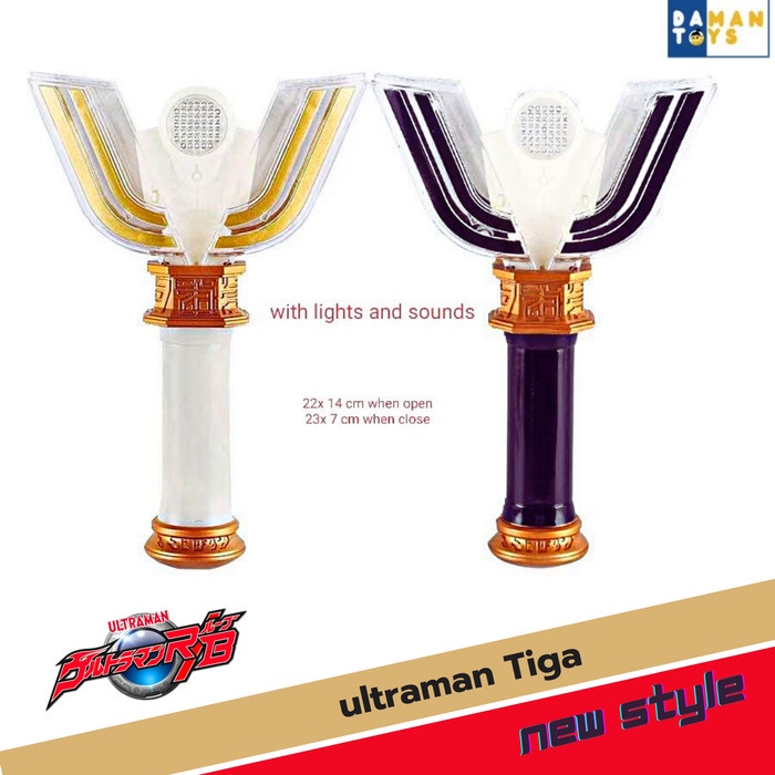 Terbaru Senjata Ultraman Tiga Weapon Toga Spark Lens Transformation