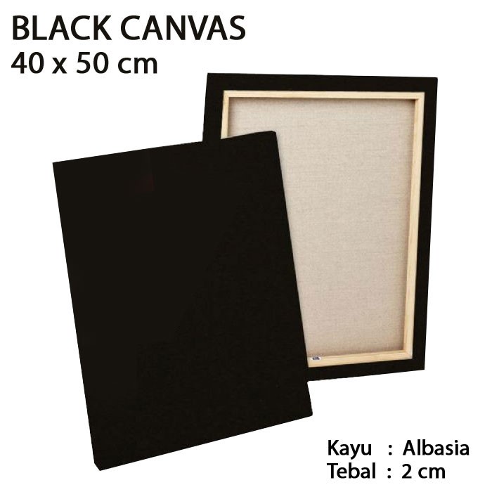 

Bestseller Kanvas Lukis Hitam Spanram 40X50 Cm Black Canvas Frame 50X40 Cm