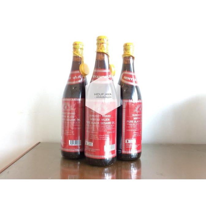 

Sunlight Brand Minyak Wijen ( Pure Black Sesame Oil ) 640ml