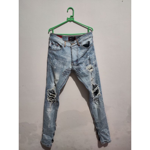 Denim It Up M1 Batik Light Blue (Ham Jeansku)