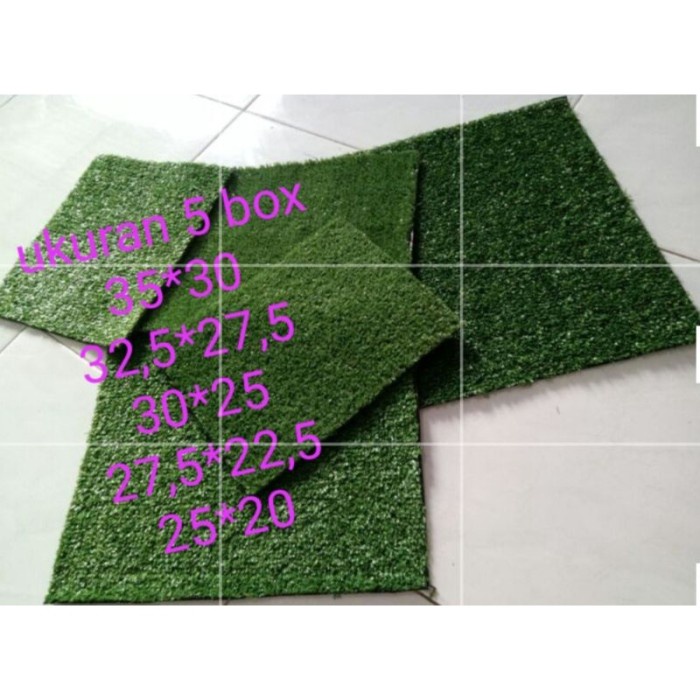 DISKON SPESIAL RUMPUT SINTETIS ALAS BOX HANTARAN TERLARIS