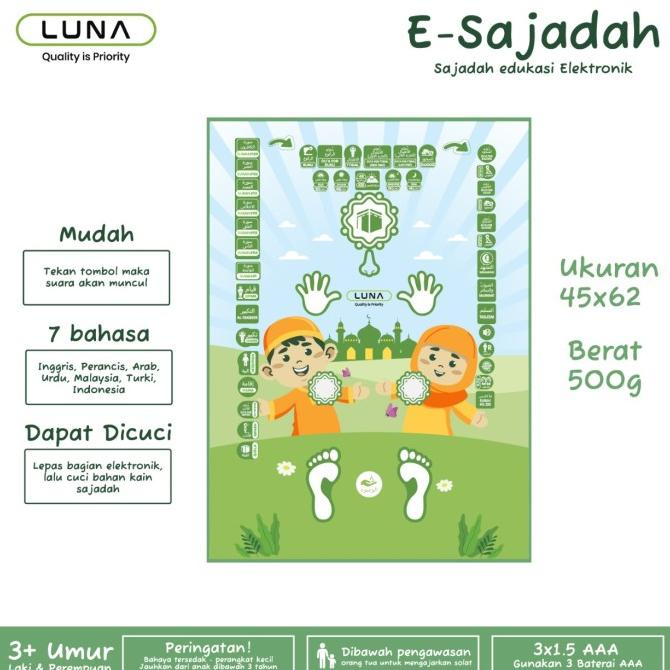 Luna E Sajadah / Smart Sajadah Elektronik Edukasi Belajar Anak Sholat
