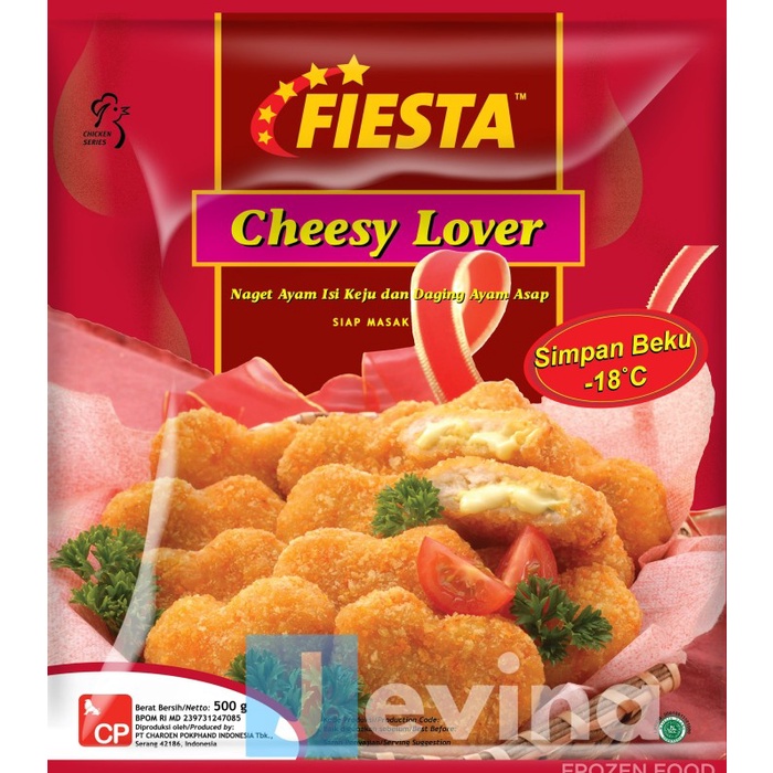 

Fiesta Cheesy Lover (Nugget Ayam isi keju & daging asap) 500g roc02