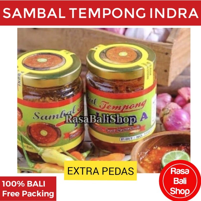 

Sambal Tempong Indra, Sambal Extra Pedas, Sambal Dari Bali, Extra Hot hen04