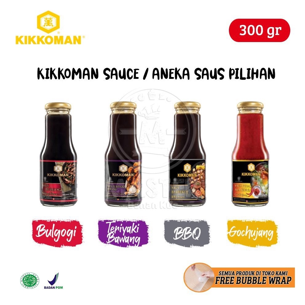 

Paling Dicari Kikkoman Sauce / Aneka Saus Jepang Korea HALAL [300 gr] 09E