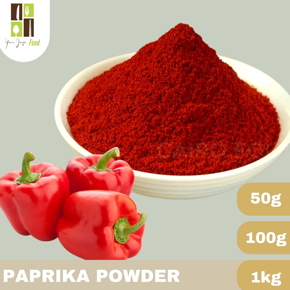 

Murah.. Paprika Powder / Bubuk Paprika/ Paprika Merah /Asli / Kemasan 1 kg MCH