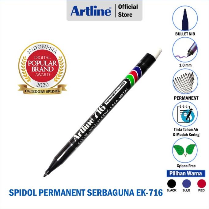 

Spidol ARTLINE Permanent Marker KECIL EK-716