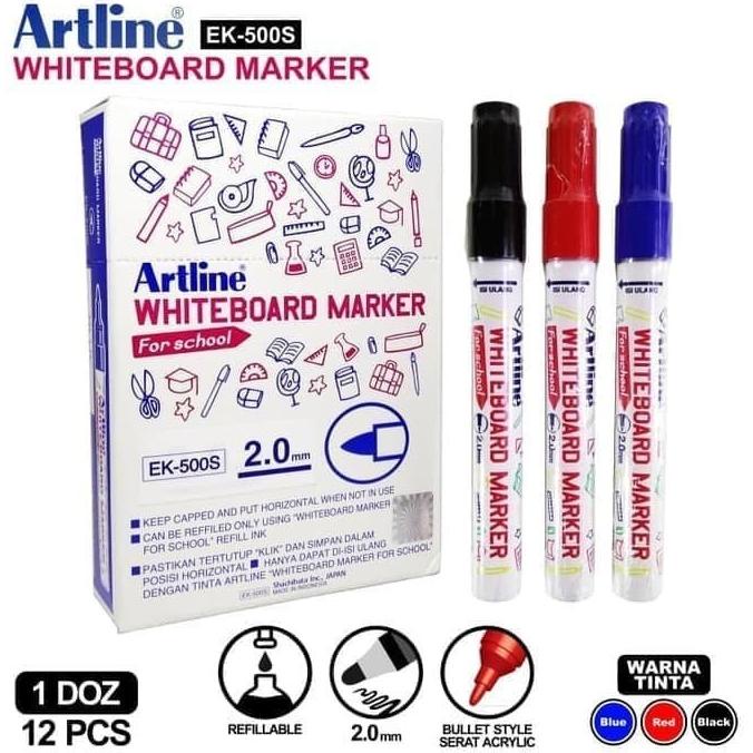 

Spidol Papan Tulis Artline Whiteboard Marker For School EK-500S
