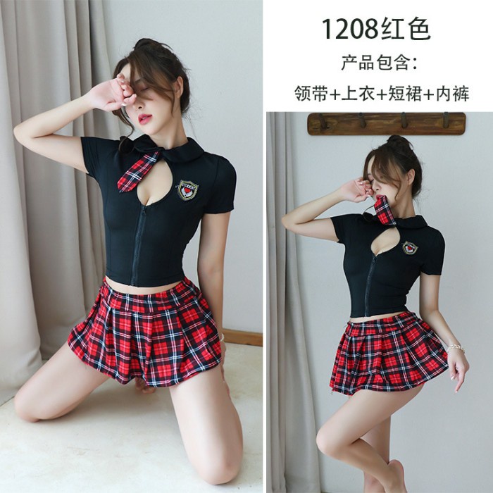 Lingerie Set Cosplay Baju Seragam Sekolah Jepang Terbaru