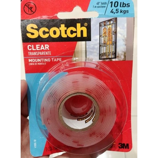 

```````] 3M Scotch Double Tape 4.5KG Transparan
