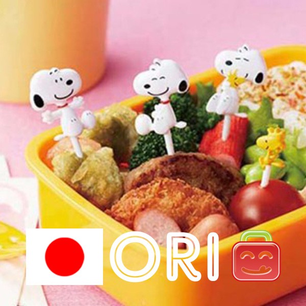 Terlaris Bento Food Picks Snoopy Pick Ori Japan Tusukan Dekorasi Bekal Anak