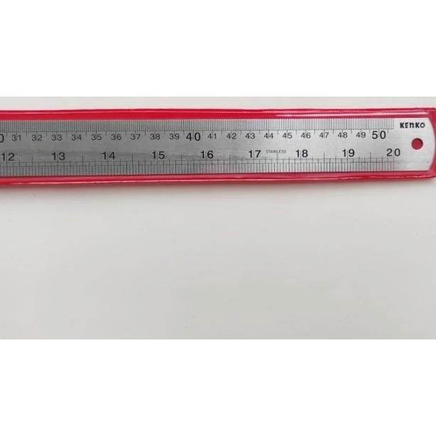 

Penggaris Besi / Stainless Steel Kenko 50 cm Tebal