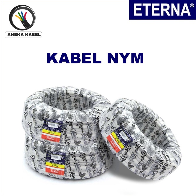 Stok banyak Kabel Listrik Tembaga / Kabel NYM 2x1.5mm 3x1.5mm / Kabel Instalasi Listrik Tembaga Mere