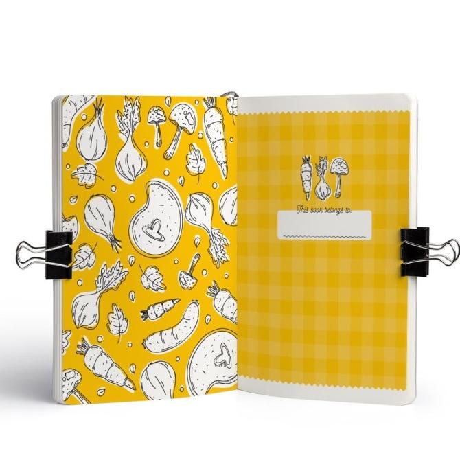 

A5 Recipe Journal Yellow