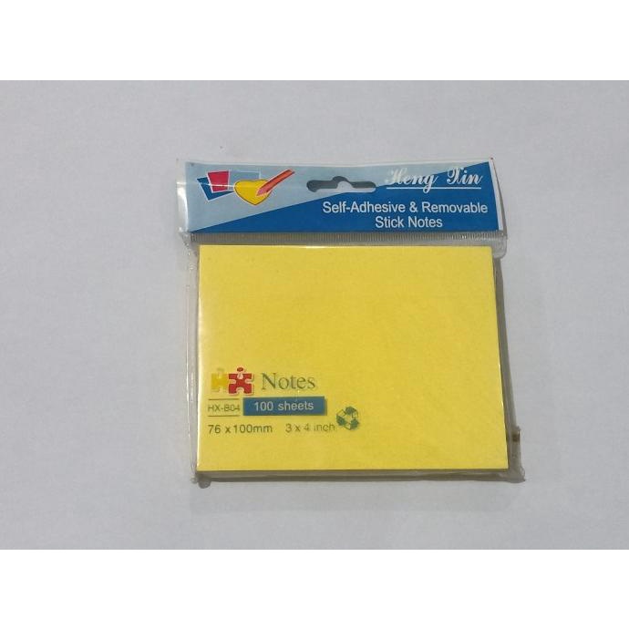 

OBRAL Stick Note HENG XIN 76 x 100 Kuning