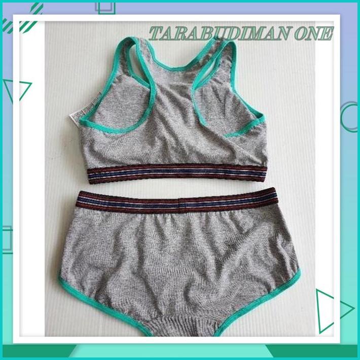 SPORT BRA SET ENERGIZED BY PIERRE CARDIN #100003 - TANPA KAWAT TERBAIK 