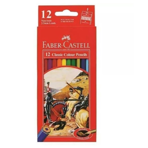 

Kualitas Premium.. PENSIL WARNA FABER CASTELL 12 WARNA COLOURS 71
