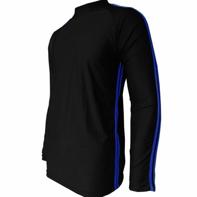 Baju renang atasan lengan panjang bahan lycra baju renang pria wanita