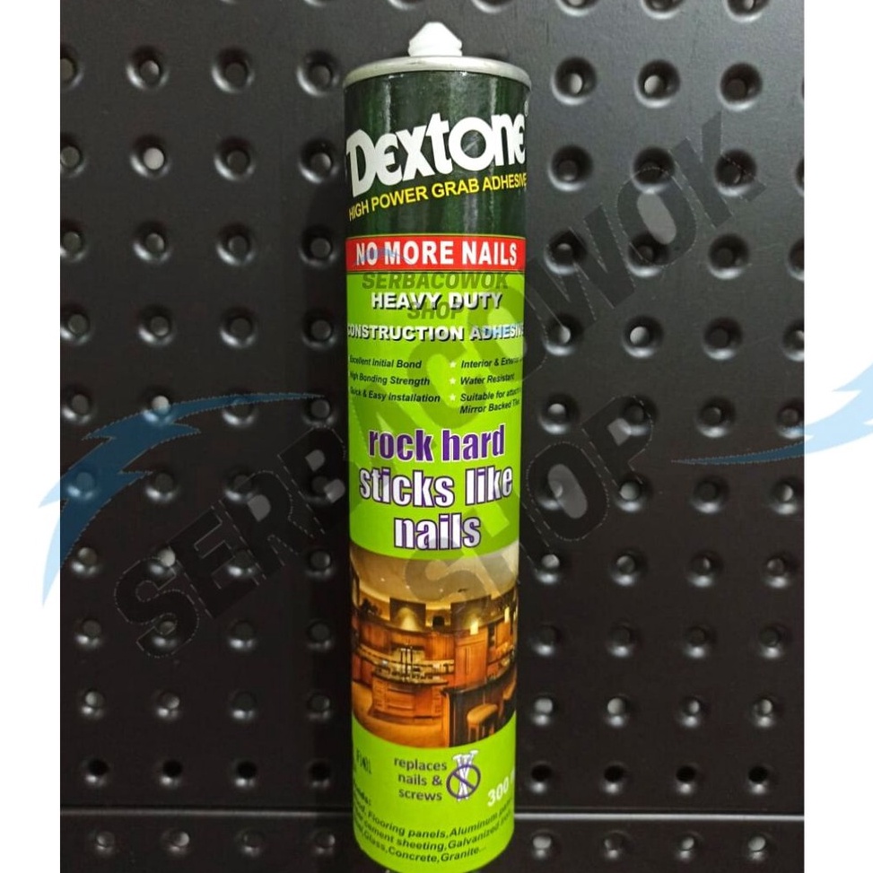 

Produk Premium.. Dextone No More Nails Heavy Duty Lem Konstruksi 300 ml Lem Serbaguna Termurah Berkualitas CYB
