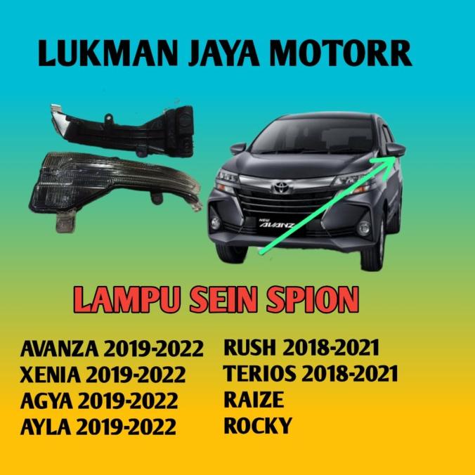 lampu sein spion ayla 2019 2020 2021 2022 - sepasang