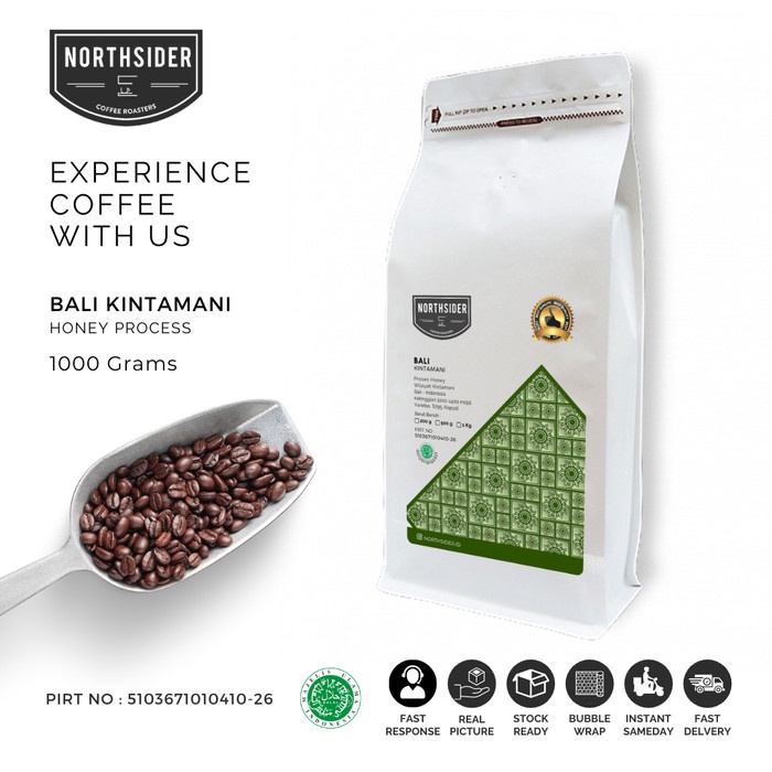 

Biji Kopi Arabika Bali Kintamani Honey - 1Kg Manual Brew Coffee