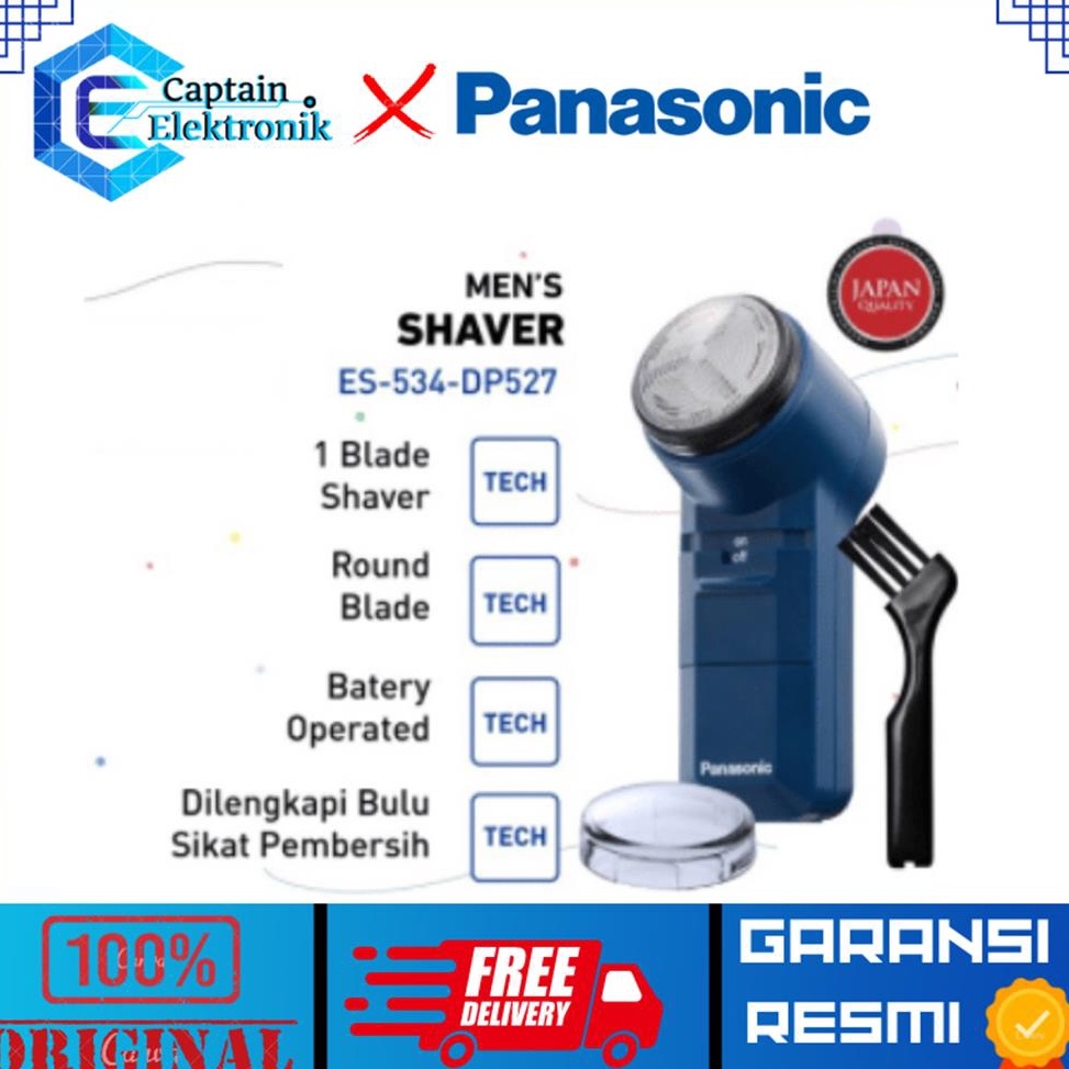 ￣ Dr PANASONIC Shaver Panasonic ES-534 / ES 534 Alat Cukur Kumis Jenggot ES534 ❆
