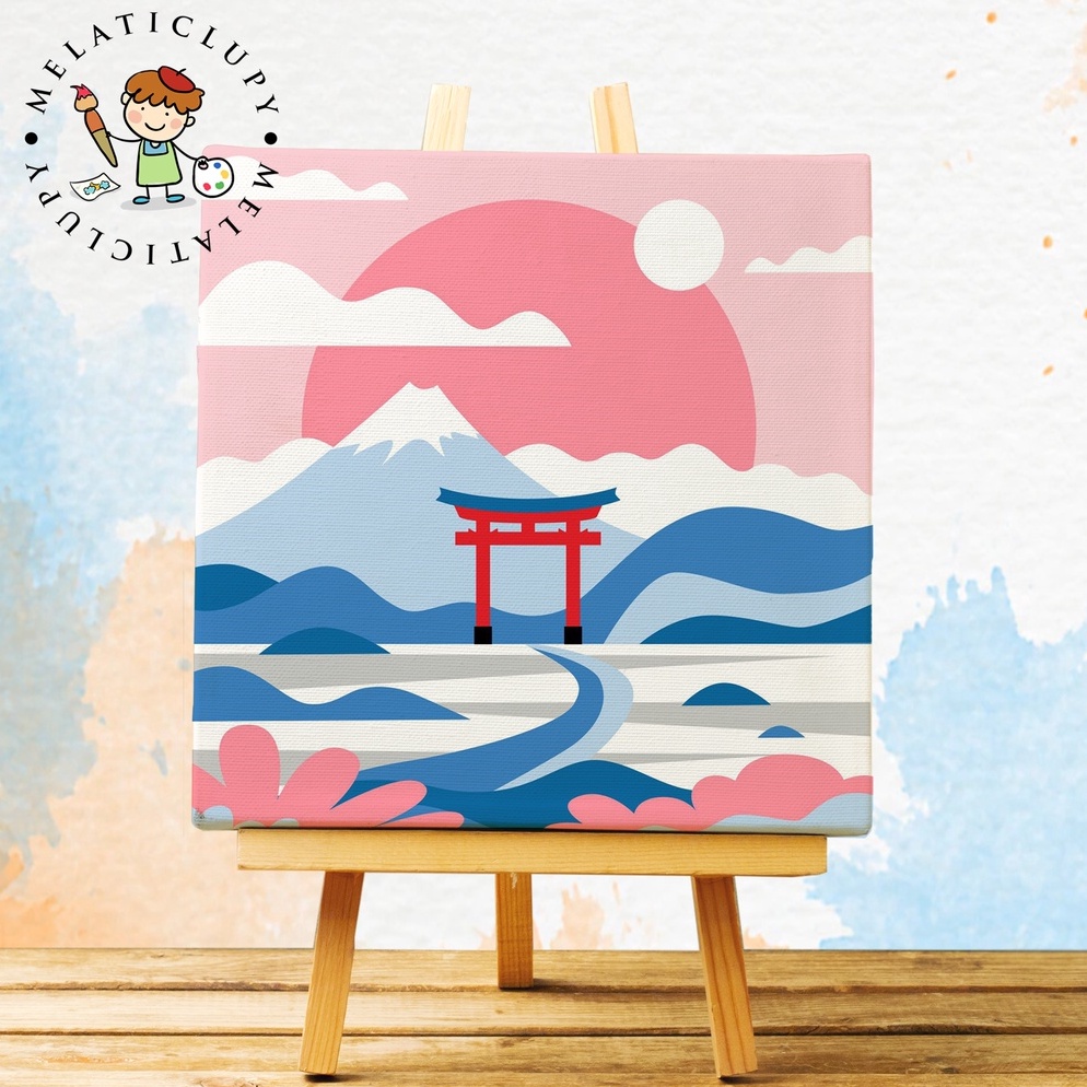 

Ready stock PAINT BY NUMBER KANVAS 20x20cm - LANDSCAPE Z00