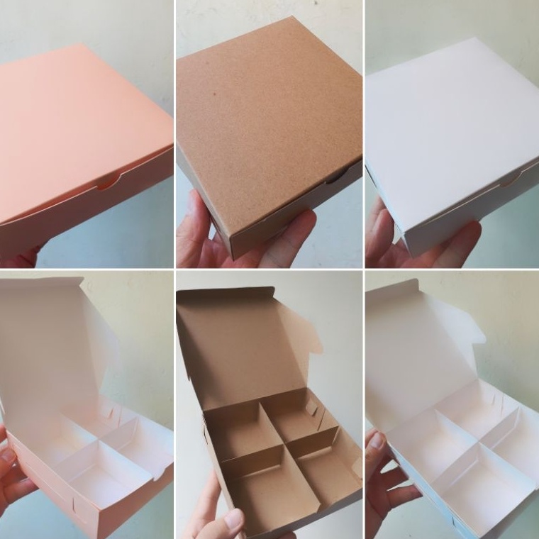 

Terlaku.! Dus eggtart sekat 4 uk. 15x15x4.5 cm ( 1 pack isi 10 pcs dus ) 02Z