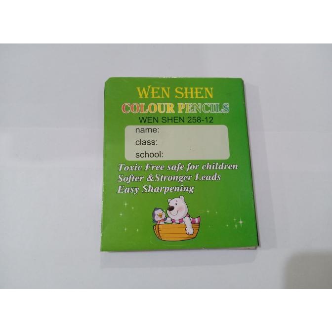 

OBRAL Pensil Warna WEN SHEN 12 Warna Pendek (2 Set)