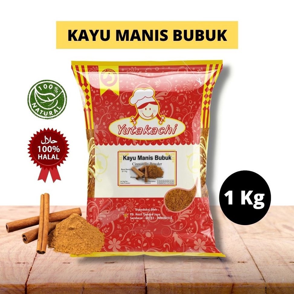 

Pasti murah Kayu Manis Bubuk 1 Kg Yutakachi / Premium Cinnamon Powder / Rempah Murni Alami 72