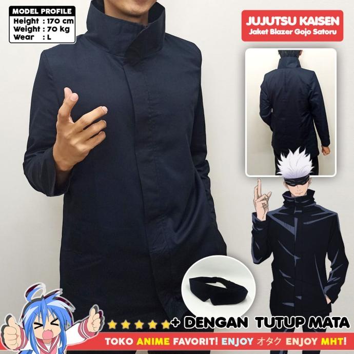 New Sale Blazer Jaket Anime Gakuran Jujutsu Kaisen Gojo Satoru Original