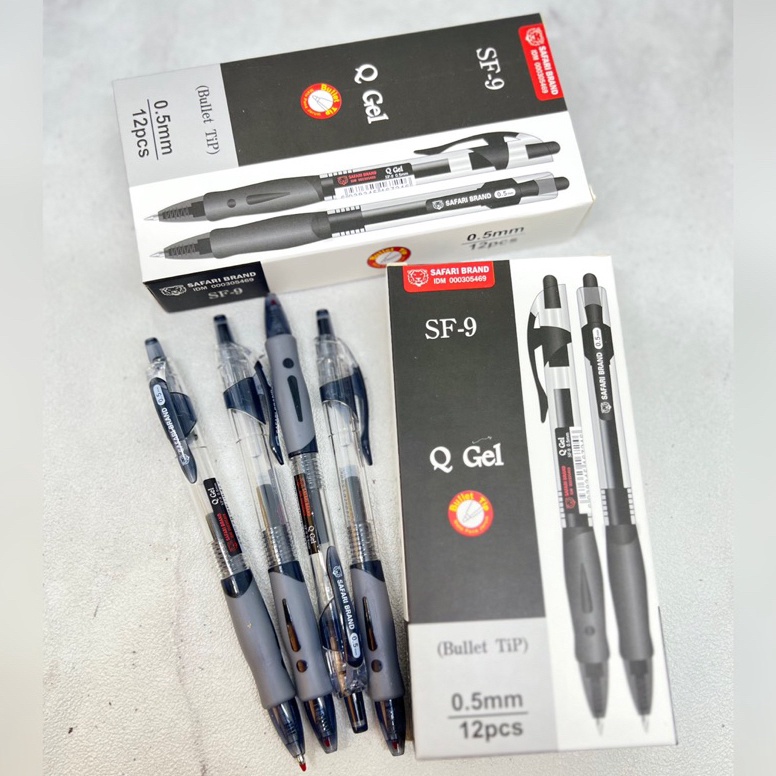

Model Terkini.. [1Pack] Gel Pen SAFARI SF-9 / Q Gel / 0.5 mm 65