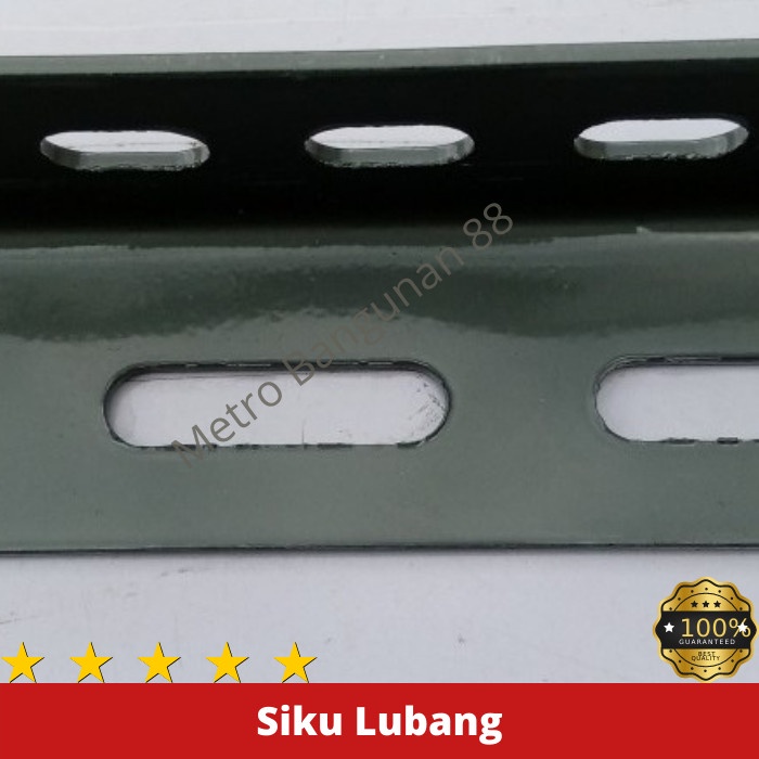 Bestseller Besi Siku Lubang 3 Meter (Harga Pabrik) Tebal 2Mm 36X36