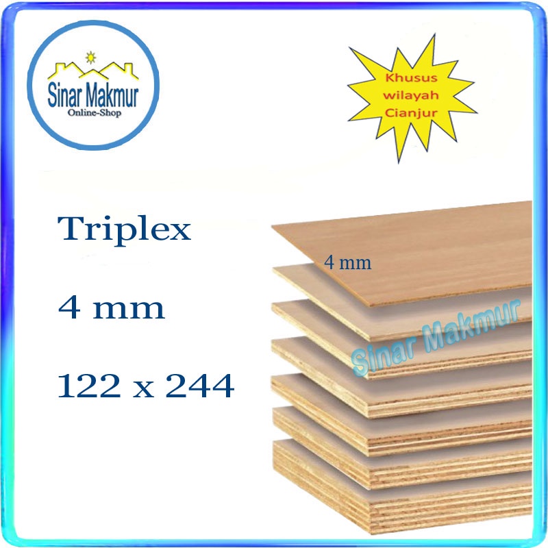 Triplek Multiplek 4 MM