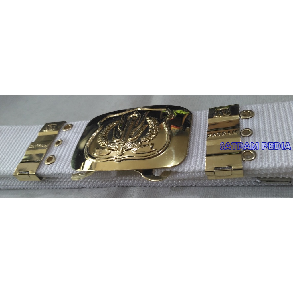CUCI GUDANG Kopel Rim PDL 150 cm Security Putih - Kopel Satpam Putih