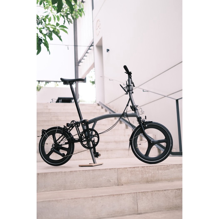 Pegasus Brompton Trispoke Carbon Wheels - Ud Matte
