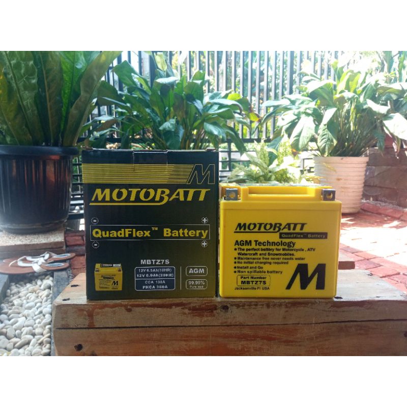 AKI ACCU MOTOBATT MBTZ7S AKI MOTOR AEROX NEW