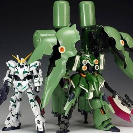 Bandai HG 1/144 Kshatriya repaired Ukuran MG Gundam Unicorn ksatria