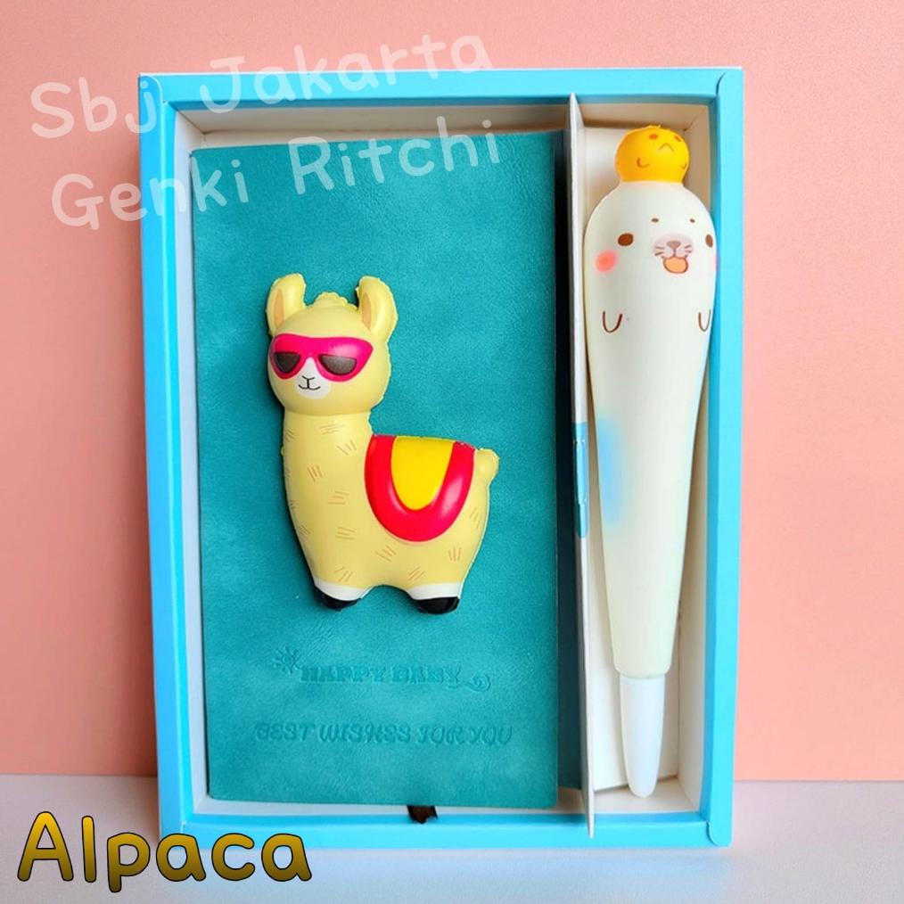 

Baru Notebook Gift Set Kado Hadiah Kelulusan Natal Ulang Tahun Motif Karakter Animal Lucu J23X