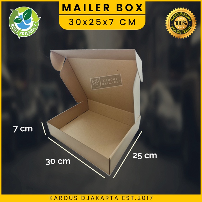 

KARDUS / MAILER BOX DIECUT Uk. 30x25x7 CM