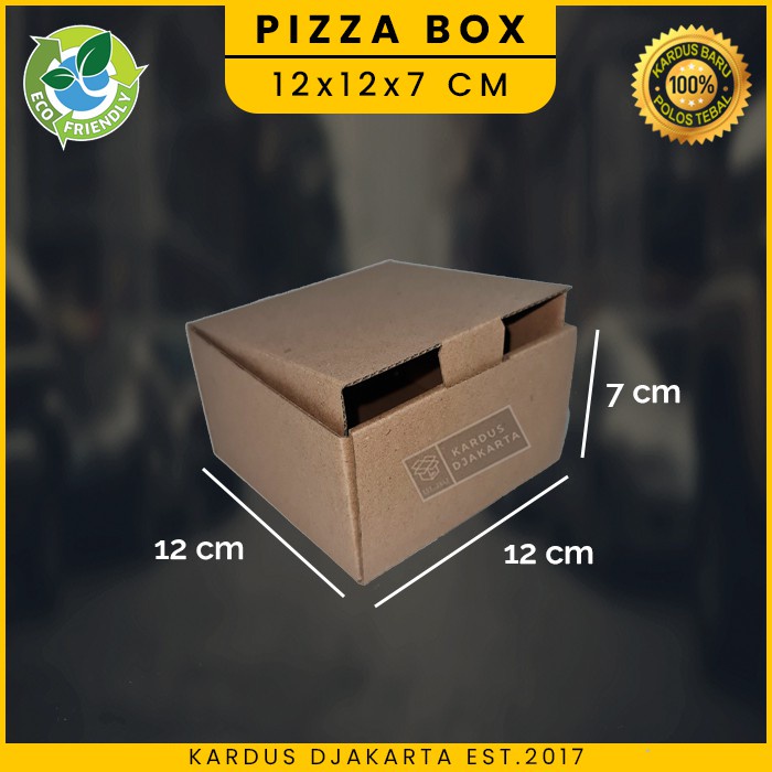 

KARDUS / KOTAK PIZZA DIECUT Uk. 12x12x7 CM