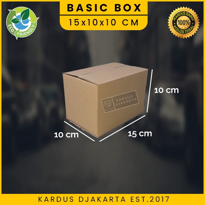 

Kardus / Karton Box Packing Polos 15x10x10 cm