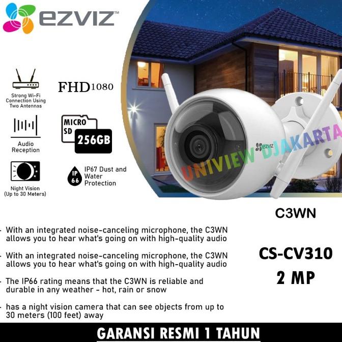 EZVIZ C3WN 1080P 2MP IP Camera WiFi Outdoor