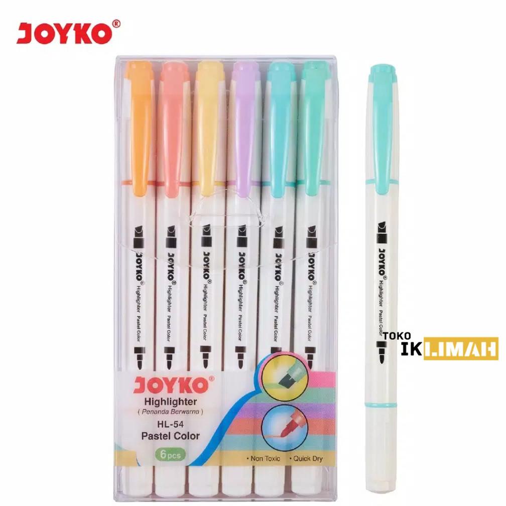 

Promo Highlighter Joyko Hl-54 Pastel Colour 6 Warna / Penanda Berwarna Dan Spidol Erp