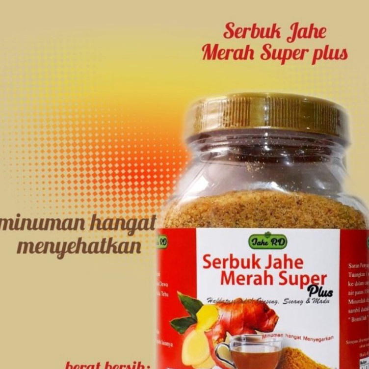 

Jahe Rd 330 gram Serbuk Jahe Merah Super