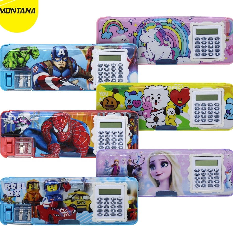 

♫ CD 2156 MONTANA Kotak Pensil / Study Set / Tempat Pensil Calculator Penco 102-1 COD✔️ 气