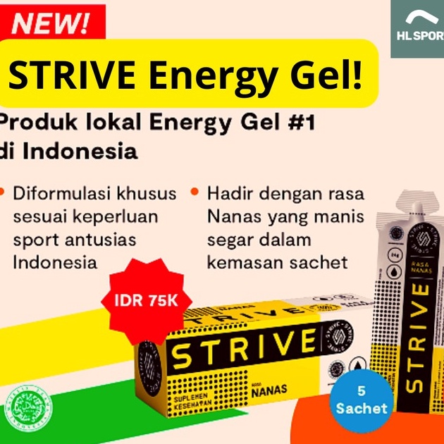 

Best GZDSI STRIVE Energy Gel Indonesia not SIS Gu Maurten T63 Terbaru