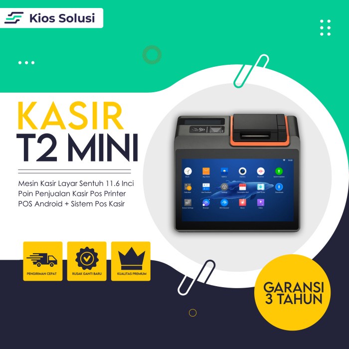 Best Seller Mesin Kasir T2 Mini Mesin Kasir Android